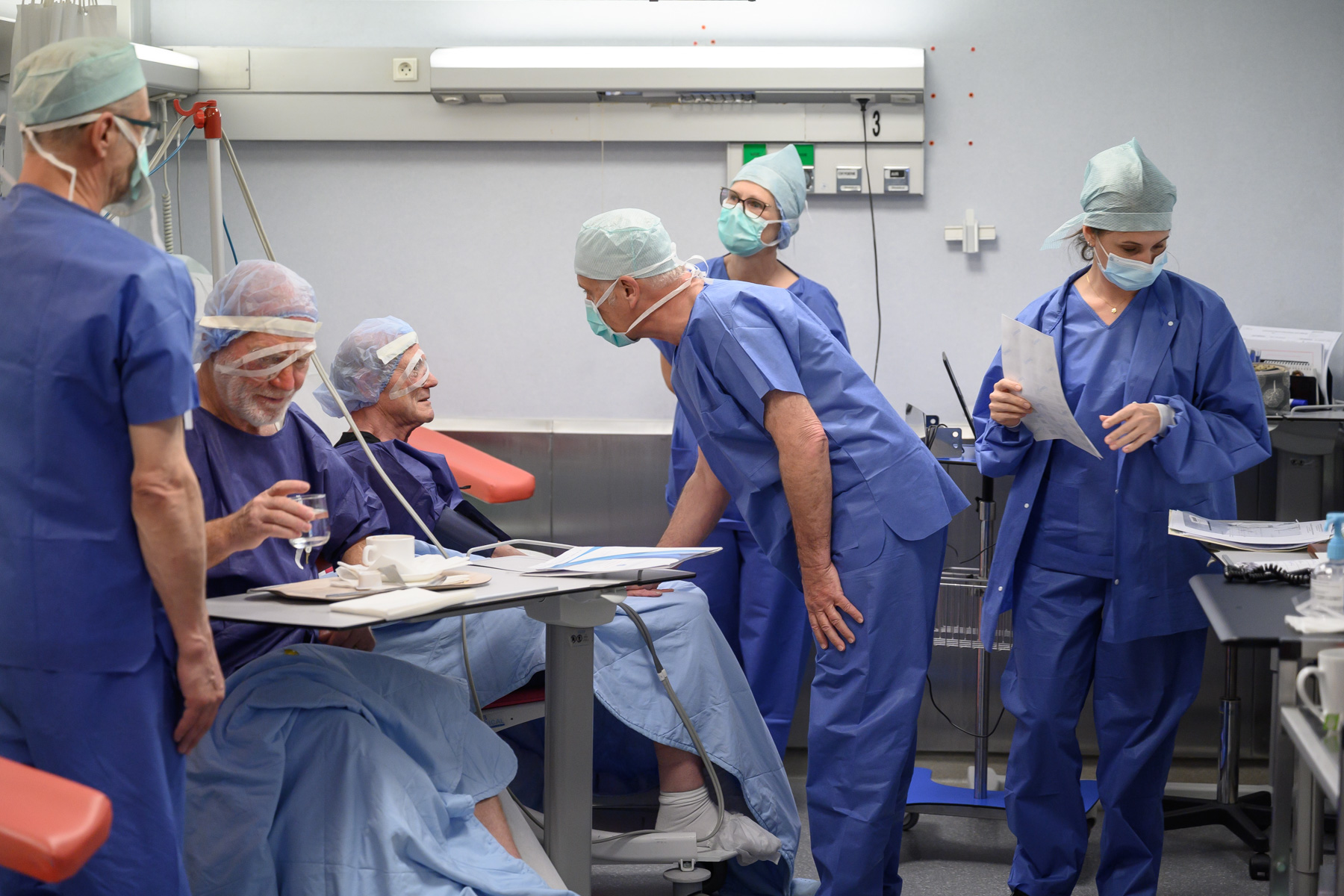Examen de la vision au cabinet